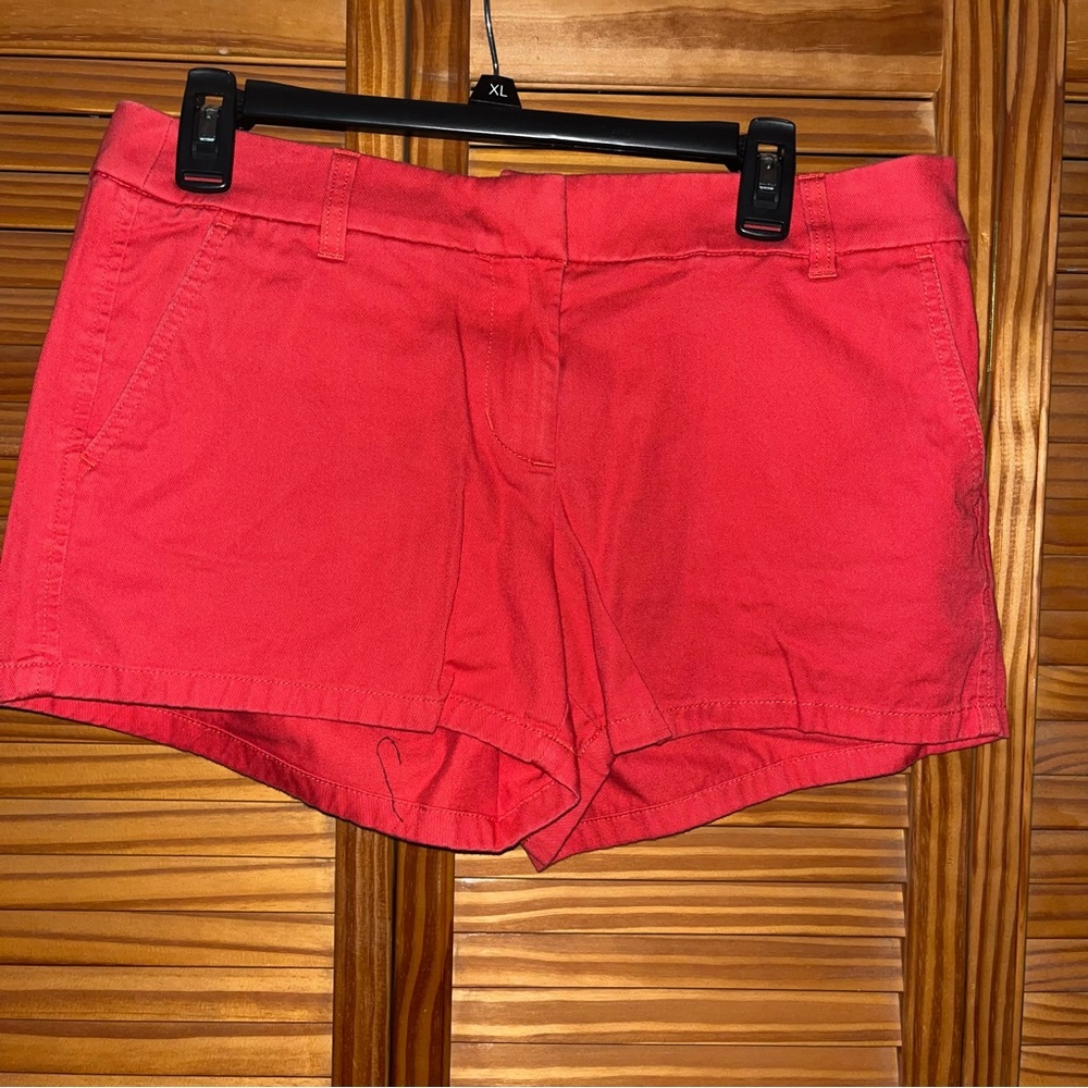 J.‎ Crew Cotton Red Classic Chino Size 8 Shorts Style H5616
